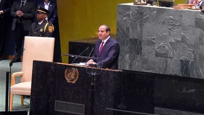 السيسي: يجب أن نفتح نقاشًا لإعلاء القيم السامية التي تم إنشاء المنظمة على أساسها