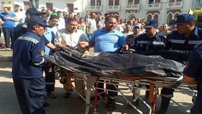 مصرع موظف سقط من الطابق السابع بأسيوط.. صور