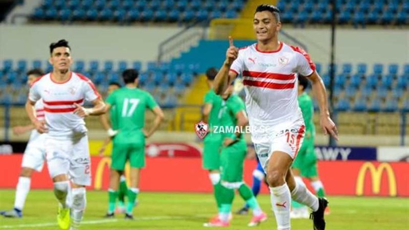الزمالك بهدف مصطفي