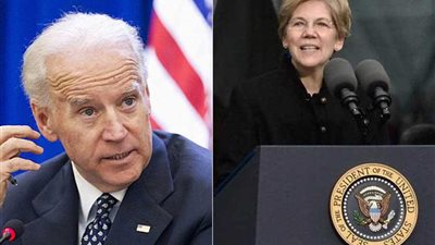 أمريكا.. وارن تتقدّم على بايدن لأول مرة في استطلاع للرأي