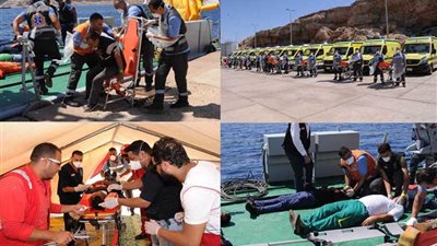 مركز البحث والإنقاذ للقوات المسلحة ينفذ التجربة 