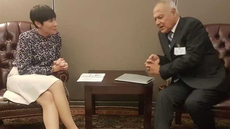 أبو الغيط يلتقي وزيرة