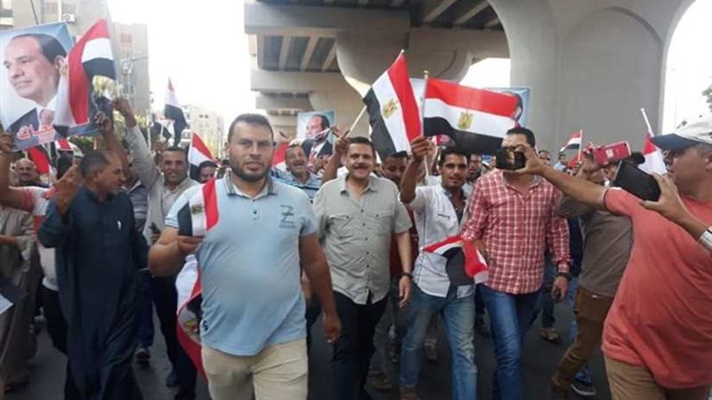 احتشاد ملايين المصريين