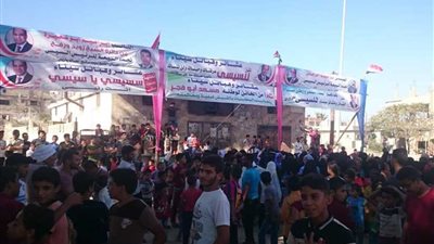 أهالى الشيخ زويد بشمال سيناء يهتفون ضد مسعد أبوفجر 