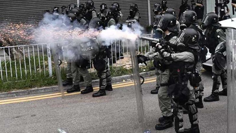 مناوشات بين الشرطة