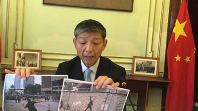 السفير الصيني بالقاهرة: يحرضون على تخريب هونج كونج مثلما فعلوا في الربيع العربي