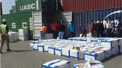 إحباط إدخال 20 مليون قرص محظور دخوله عبر ميناء الإسكندرية