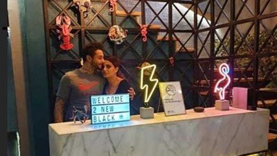 صورة جديدة تكشف حقيقة خلاف الفيشاوي وزوجته