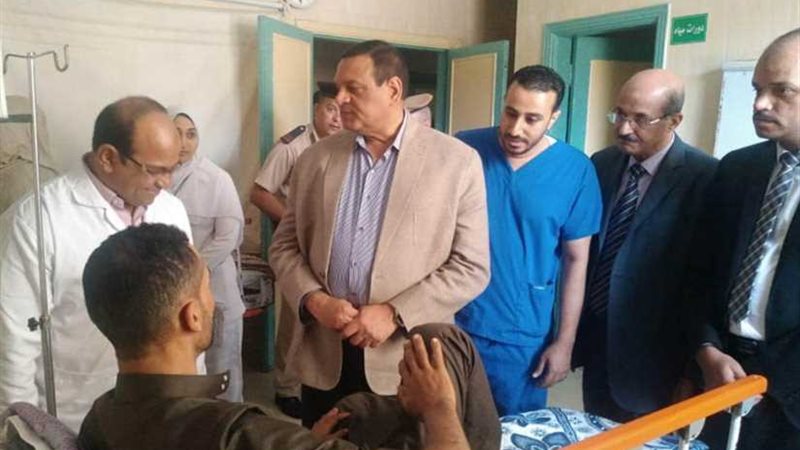محافظ البحيرة يطمئن
