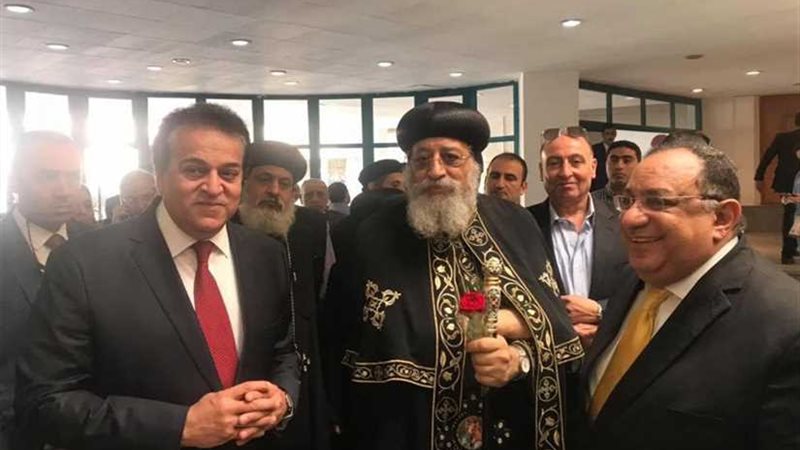 أثناء تكريمه من جامعة