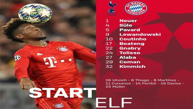 تشكيل ناري لقمة توتنهام