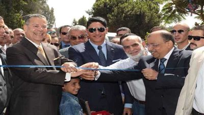 وزير التنمية المحلية ومحافظ بني سويف يفتتحان إعمار منازل تزمنت الغربية