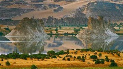 بحيرات أونيانجا.. السراب الحقيقي في الصحراء الكبرى.. (صور)