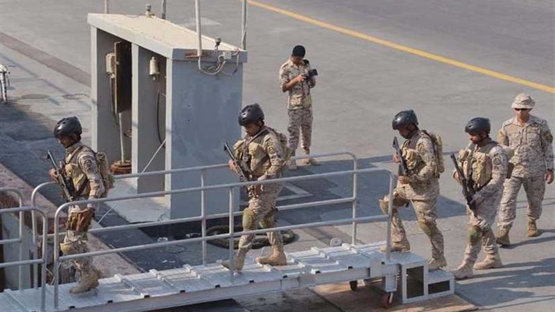 انطلاق التدريب البحري