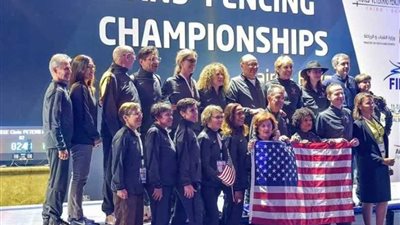 ريتا كوماس رئيس البعثة الأمريكية: بطولة العالم لرواد السلاح.. خمس نجوم