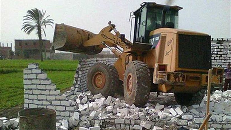 إزالة حالات تعد بالبناء