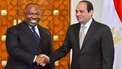 الرئيس السيسي يجرى اتصالاً هاتفياً مع نظيره الجابوني للأطمئنان على صحته