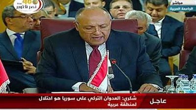 موجز الرابعة.. شكري: النظام التركي يحاول الخروج من أزمته الداخلية عبر العدوان على سوريا