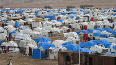 ارهابيو تركيا يهاجمون مخيماً في تل أبيض لاطلاق سراح عوائل داعش (فيديو وصور)