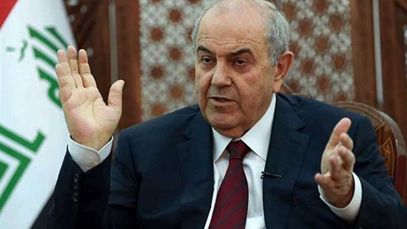 علاوي يحذر من انعكاسات