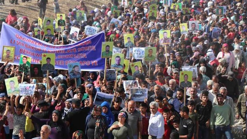 مظاهرة حاشدة في عفرين