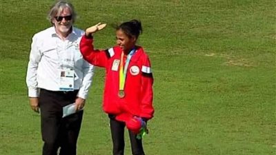 أفنان صالح تتوج بالميدالية الذهبية في بطولة ألعاب القوى بأستراليا