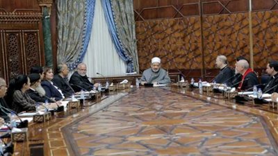 شيخ الأزهر يستقبل اللجنة التنفيذية لمجلس كنائس مصر