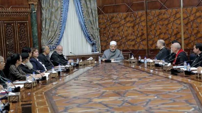 شيخ الأزهر يستقبل