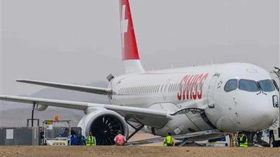 مطار مرسى علم يستقبل أولى رحلات الخطوط السويسرية وعلى متنها 143 راكباً