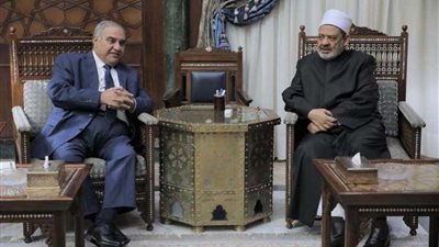 الإمام الأكبر يستقبل رئيس المحكمة الدستورية العليا