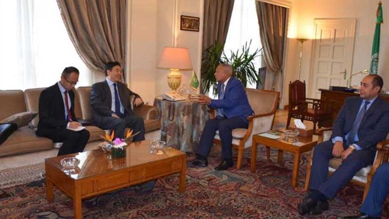 أبو الغيط يستقبل