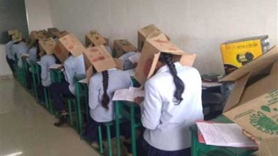 أغرب طريقة لمنع الغش