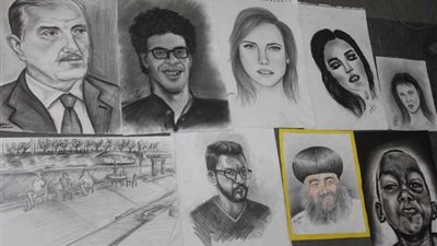 أسماء الفائزين بمسابقة الرسم الحر بالرصاص والفحم للمتخصصين والهواة بأسيوط