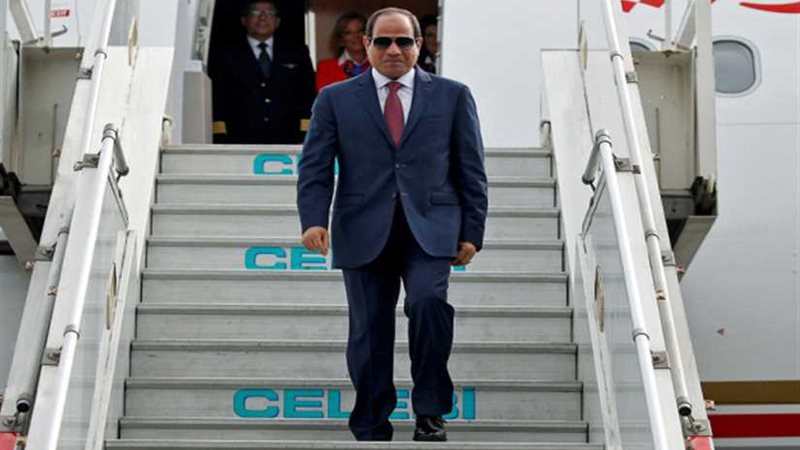 عاجل.. السيسى يصل