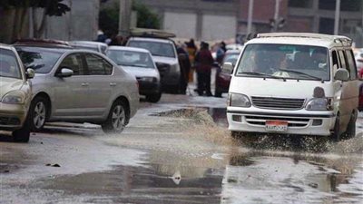 أمطار غزيرة ومتواصلة على الإسكندرية