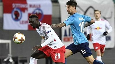 لايبزيج يفوز على زينيت 2-1 في دوري أبطال أوروبا