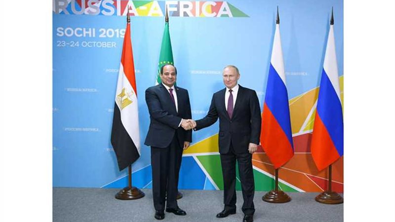 عاجل.. بوتين والسيسي