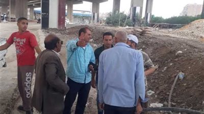 رفع الإشغالات بشارع ترعة المريوطية