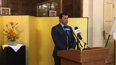 وزير الرياضة والسفير الياباني يكرمان بطل الجودو المصري محمد رشوان.. (صور)