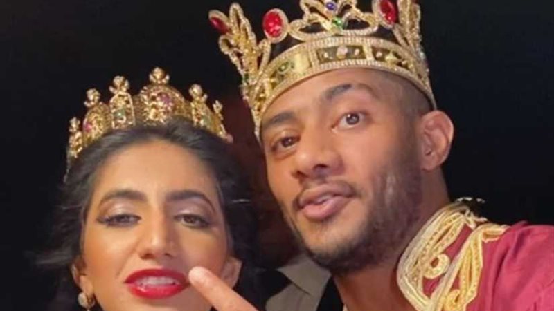 قبلة من محمد رمضان