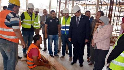 محافظ القليوبية يتفقد أعمال ترميم قصر محمد علي بشبرا الخيمة
