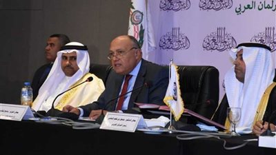 وزير الخارجية يتناول الأمن المائي وسد النهضة أمام البرلمان العربي