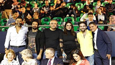 محمد رمضان ونجوم الفن والمجتمع في ختام بطولتي العالم ومصر الدولية للإسكواش