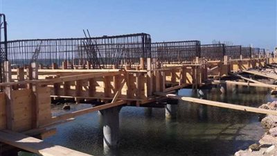 الإسكندرية: إنجاز٣٠٪ من مشروع حماية الشواطئ حول قلعة قايتباي