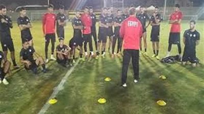 المنتخب الأوليمبي يواصل تدريباته في العين السخنة