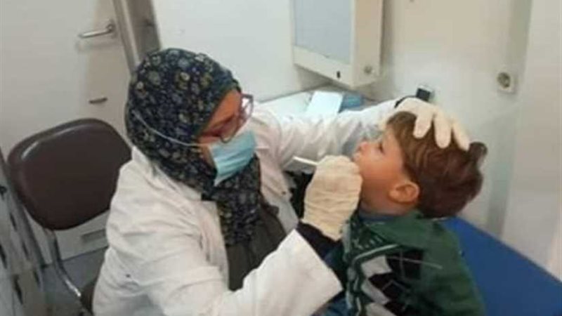 الكشف على ٢٣٧٦ مريضا