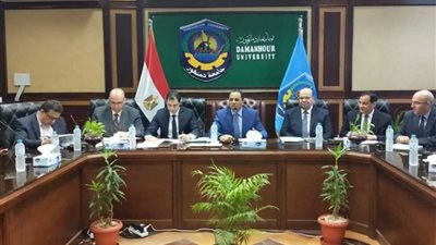 لجنة تقييم الجامعات المصرية تتفقد جامعة دمنهور