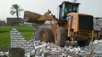 إزالة 384 حالة تعدٍ على الأراضي الزراعية بالمنيا