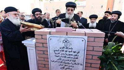 وضع حجر أساس مستشفى كيمي الطبية بالعبور