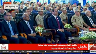 عاجل.. الرئيس السيسي يشهد افتتاح مشروعات قومية في السويس وجنوب سيناء